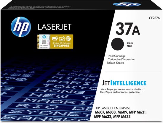 HP 37A Toner (CF237A) - Zwart