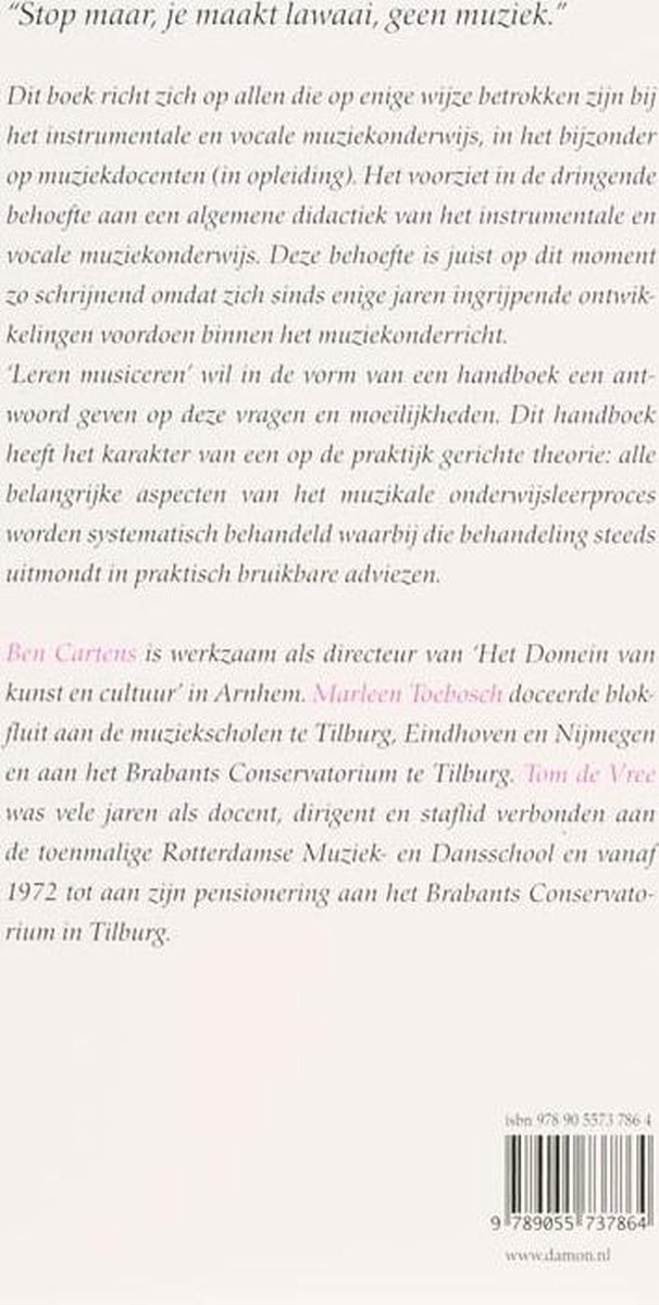 Damon B.V., Uitgeverij Leren musiceren