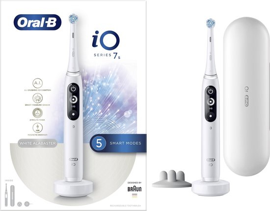 Oral B iO 7s Elektrische Tandenborstel - Wit