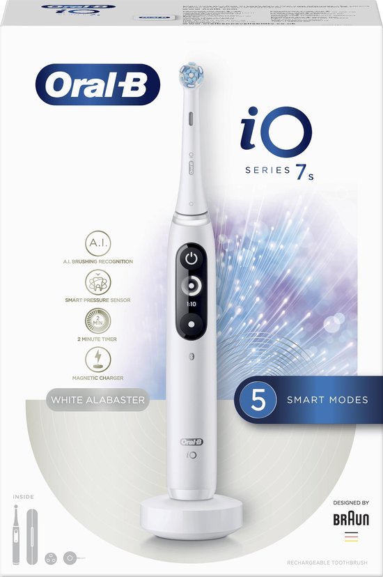 Oral B iO 7s Elektrische Tandenborstel - Wit