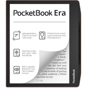 PocketBook PocketBook Era Stardust e-book reader Touchscreen 16 GB Zwart, Koper