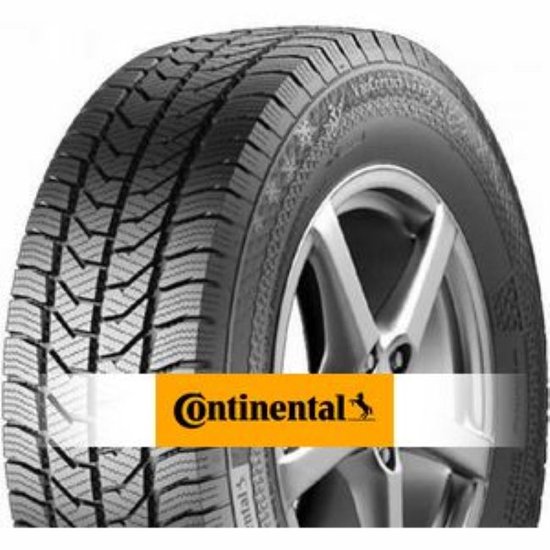 Continental VanContact Viking ( 235/65 R16C 121/119N Dubbel merk 118R, Nordic compound ) - Zwart