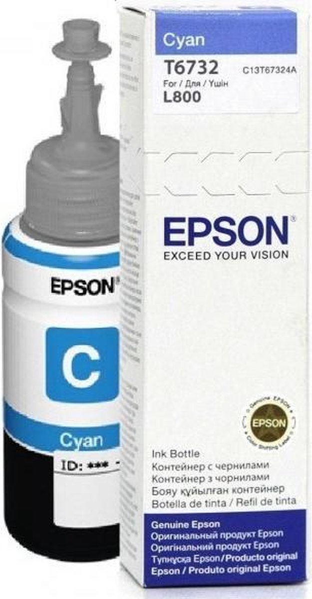 Epson T6732 Origineel Foto cyaan 1 stuk(s)