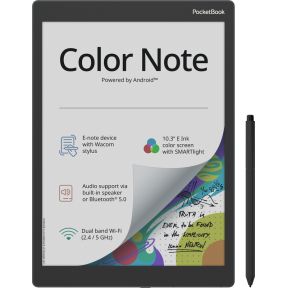 PocketBook PocketBook Color Note e-book reader Touchscreen 32 GB Wifi Zwart, Blauw