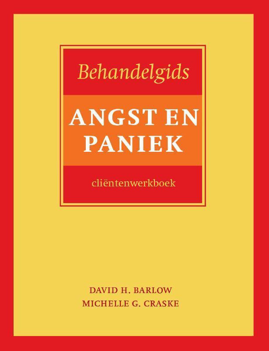 Nieuwezijds b.v., Uitgeverij Behandelgids angst en paniek - Werkboek