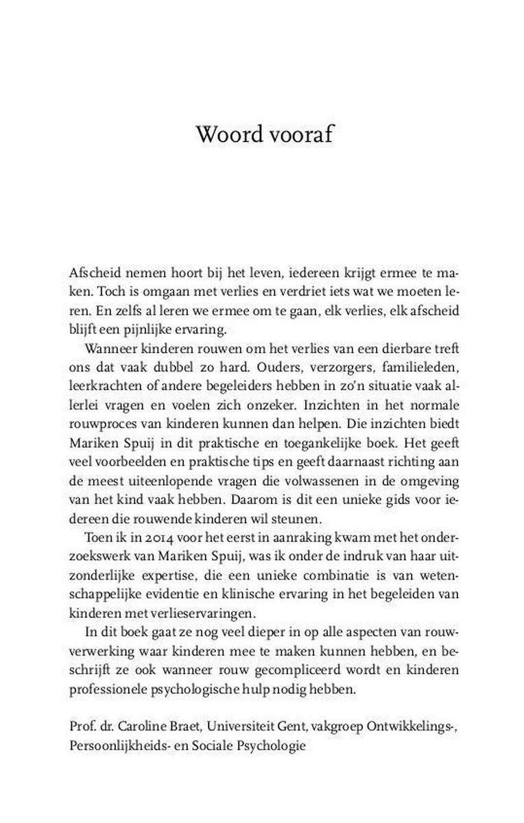 Rouw bij kinderen en jongeren