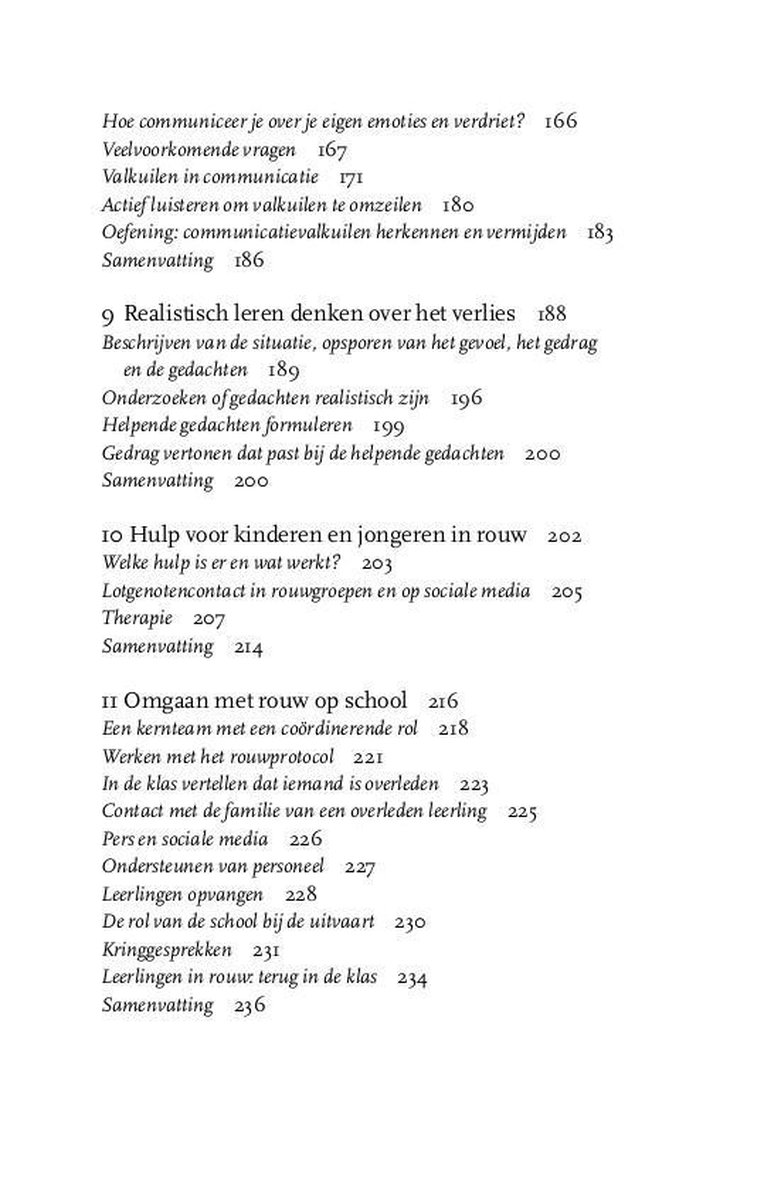 Rouw bij kinderen en jongeren