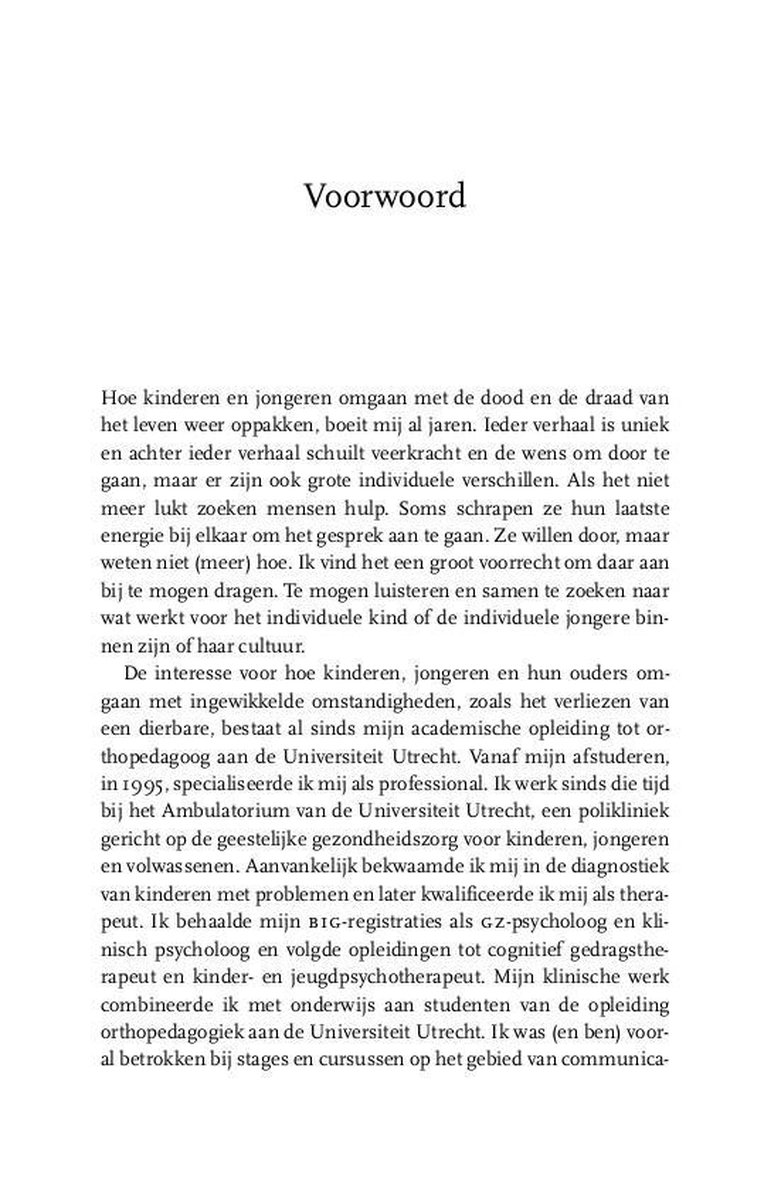 Rouw bij kinderen en jongeren
