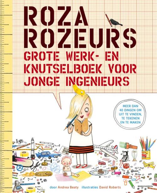 Nieuwezijds b.v., Uitgeverij Rozaurs grote werk- en knutselboek voor jonge ingenieurs - Roze