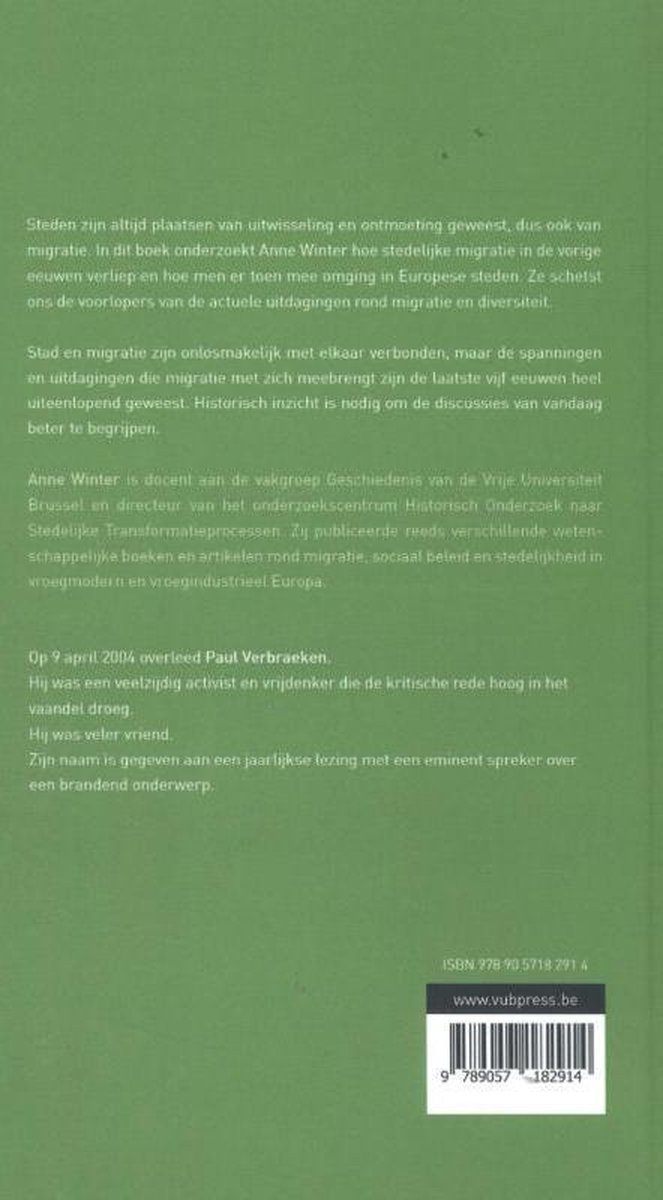 Migranten maken de stad