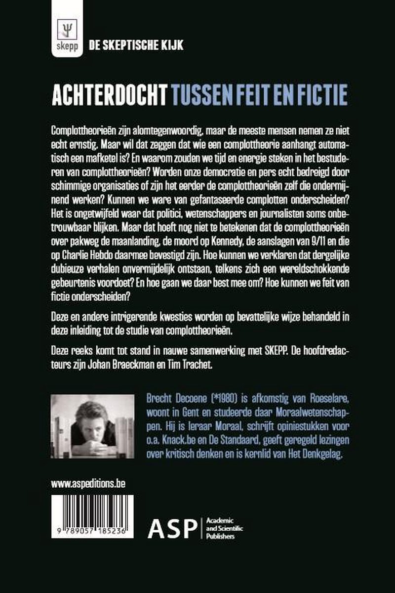 Achterdocht tussen feit en fictie
