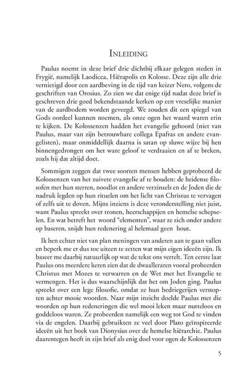 Importantia Publishing De brief van Paulus aan de kolossenzen