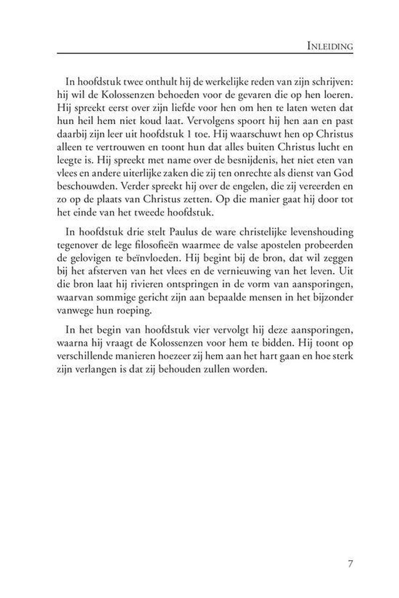 Importantia Publishing De brief van Paulus aan de kolossenzen