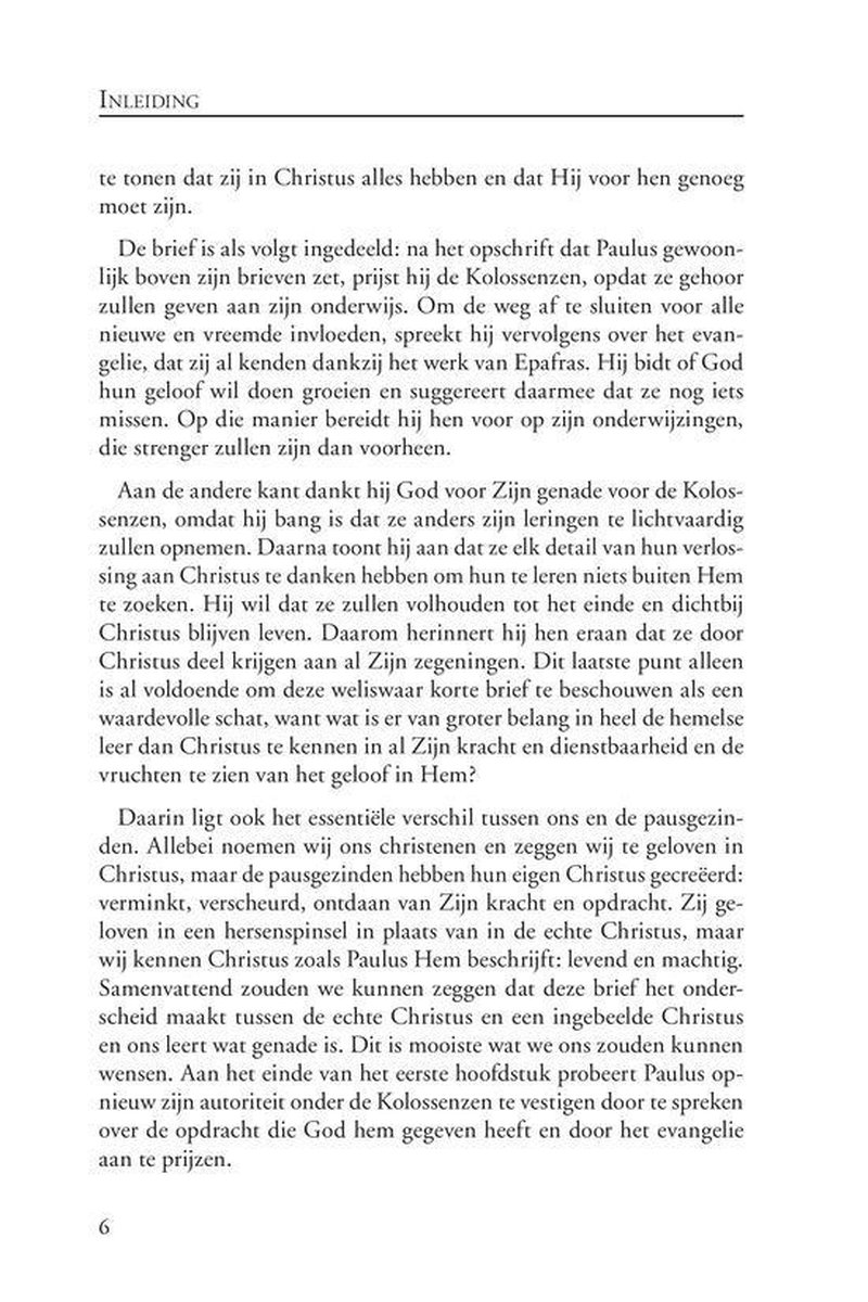 Importantia Publishing De brief van Paulus aan de kolossenzen