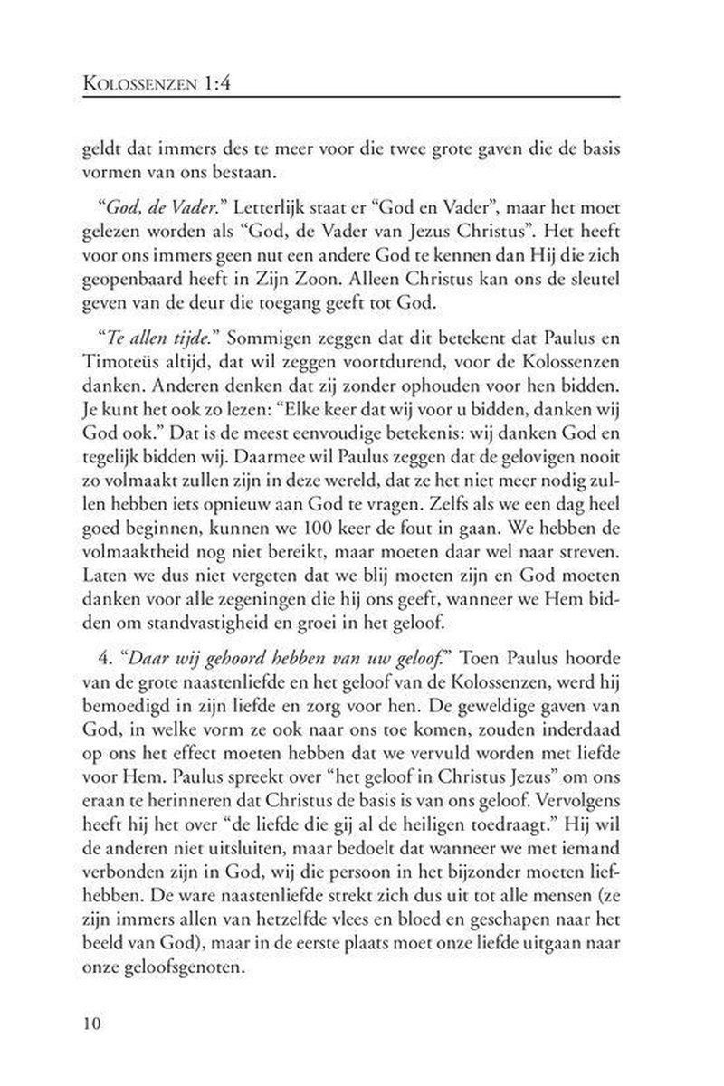 Importantia Publishing De brief van Paulus aan de kolossenzen