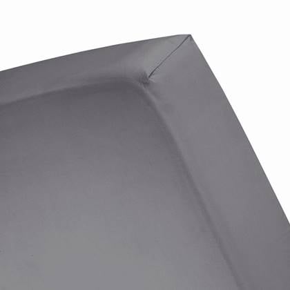 Cinderella Hoeslaken Jersey Cinderella - 120 x 200 cm - antraciet - Grijs