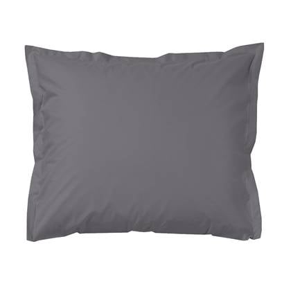 Cinderella Kussensloop Satijn (Set Van 2 Stuks) - 60 x 70 cm - antraciet - Grijs