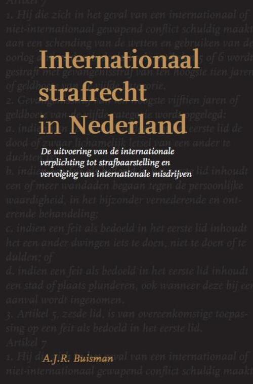 Wolf Legal Publishers Internationaal strafrecht in Nederland