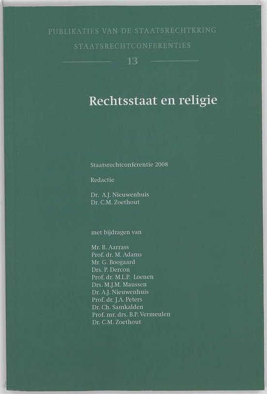 Wolf Legal Publishers Rechtsstaat en religie