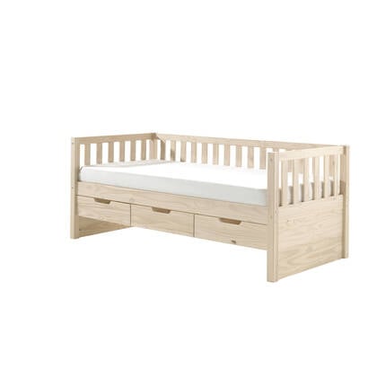 Vipack Kajuitbed Fritz Met Laden - 90 x 200 cm - Bruin