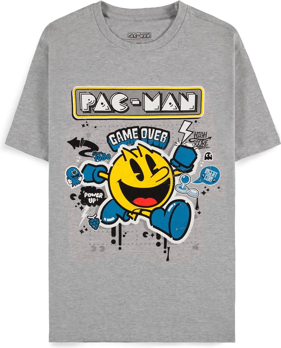 Difuzed Pac-Man - Stencil Art Men's Short Sleeved T-shirt