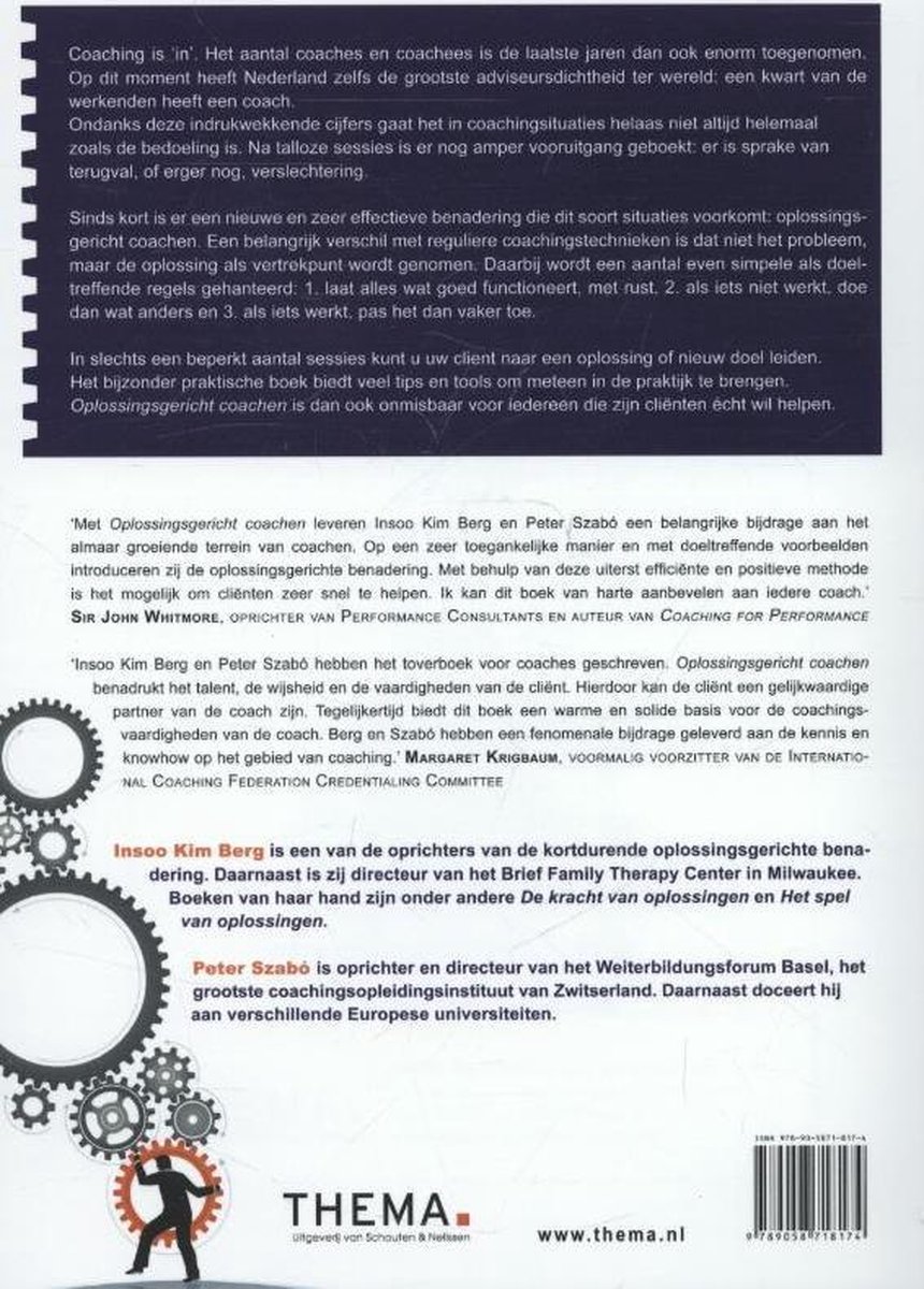 Uitgeverij Thema Oplossingsgericht coachen