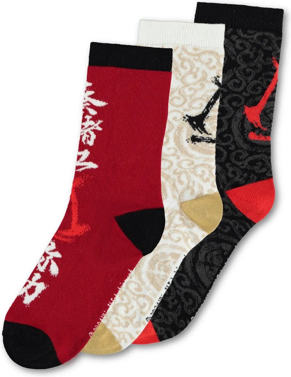 Difuzed Assassin's Creed Shadows - Crew Socks (3Pack)