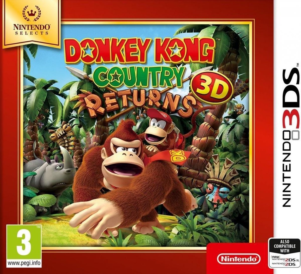 Nintendo Donkey Kong Country Returns 3D (Nintendo Selects)