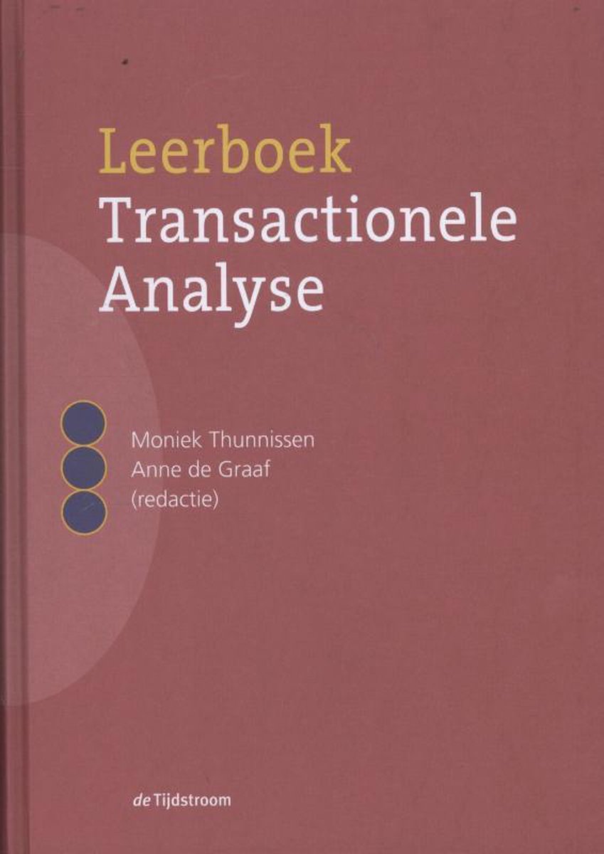 Boom Uitgevers Leerboek transactionele analyse