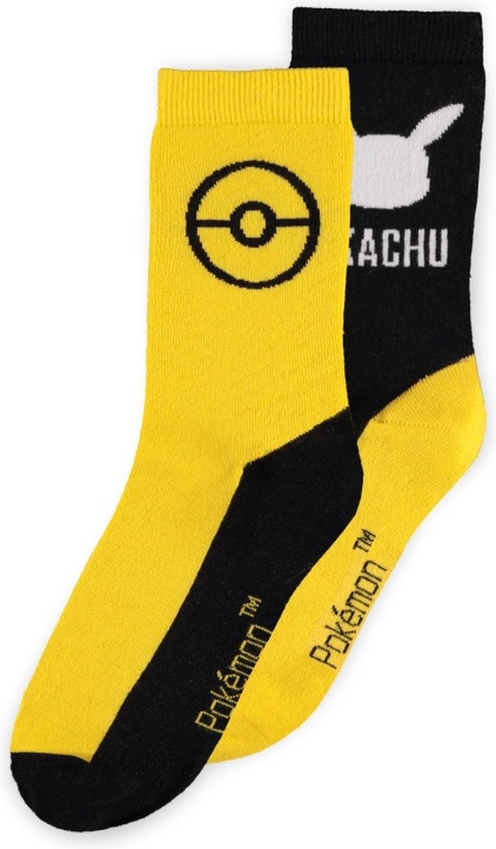Difuzed Pokémon - Pikachu Crew Socks