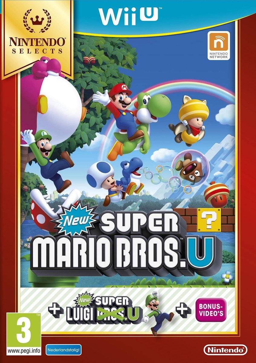 Nintendo New Super Mario Bros. U + New Super Luigi U (Nintendo Selects)
