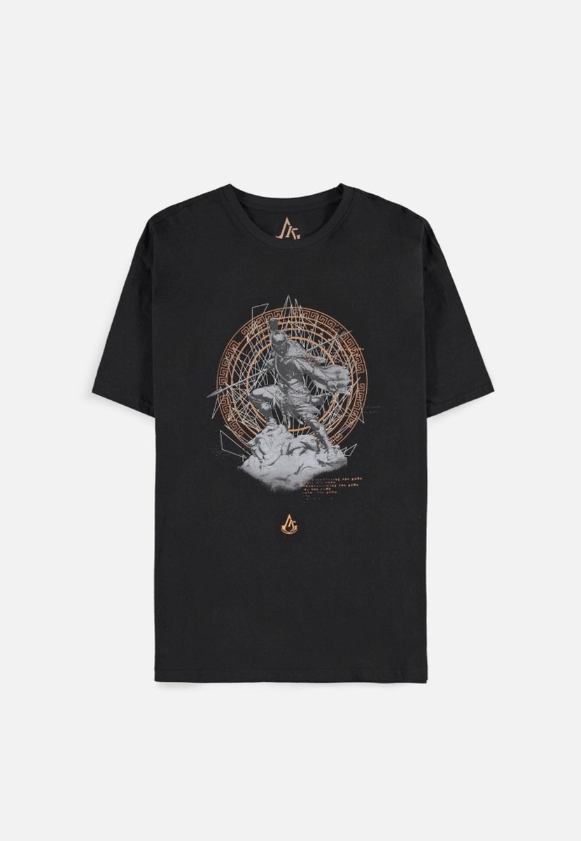 Difuzed Assassin's Creed - Men's Black Short Sleeved T-shirt