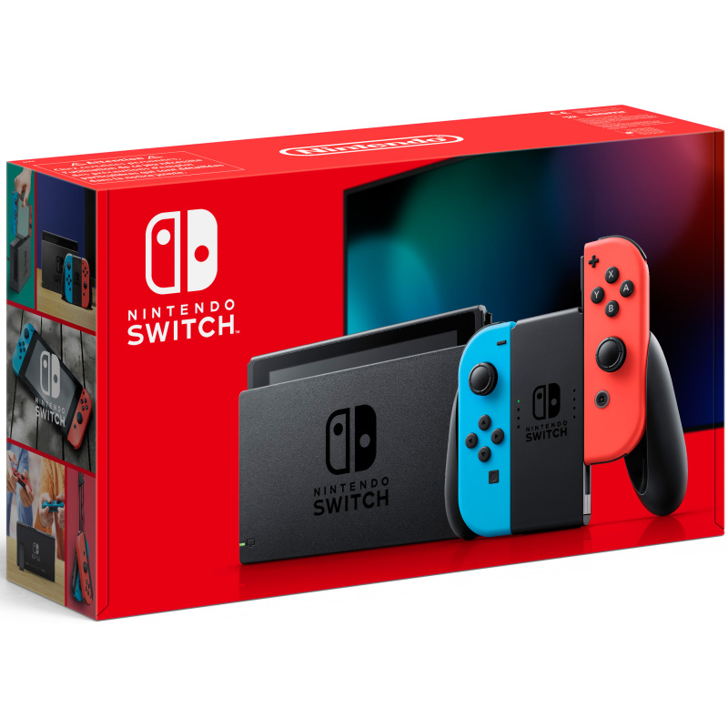 Nintendo Nintendo Switch (2019 upgrade) - Red/Blue