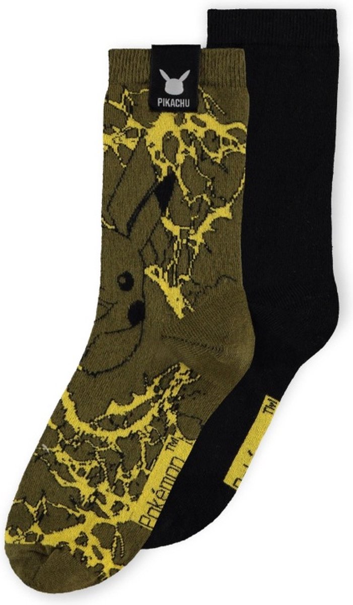 Difuzed Pokémon - Pikachu Men's Sport Socks (2Pack)