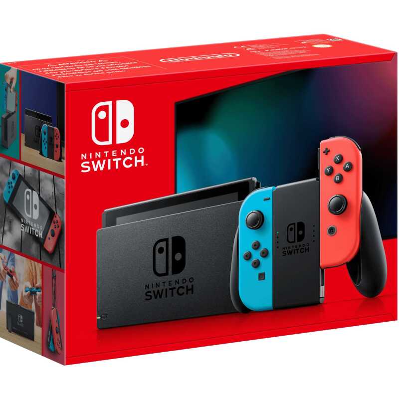 Nintendo Nintendo Switch (2019 upgrade) - Red/Blue