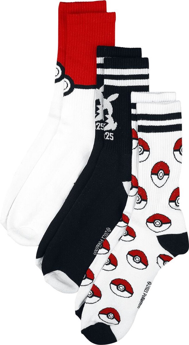 Difuzed Pokémon - Sport Socks (3Pack)