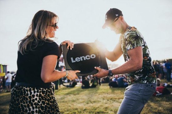 Lenco -30 Hout - Beige