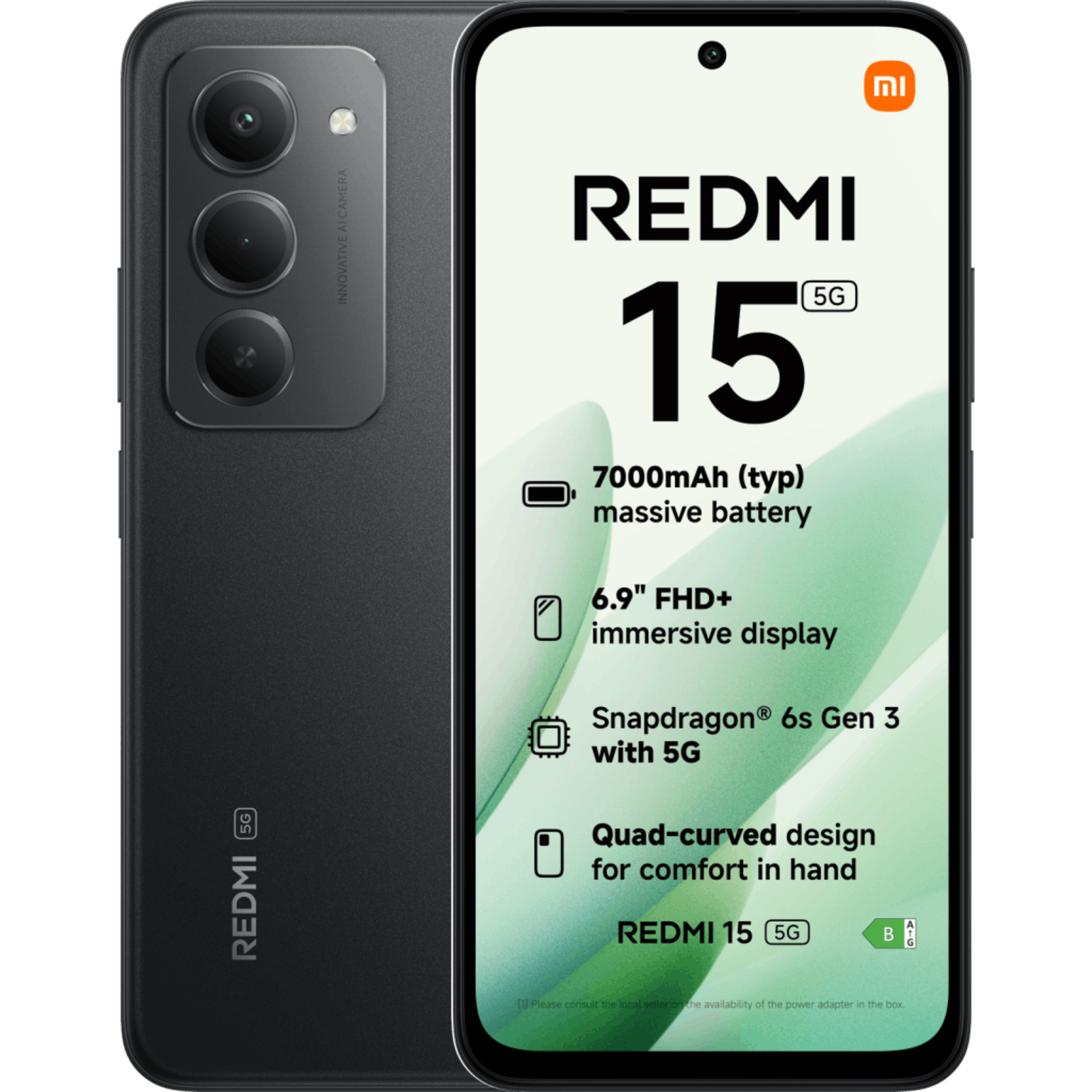 Xiaomi Xiaomi Redmi 15 5G 256GB Midnight Black