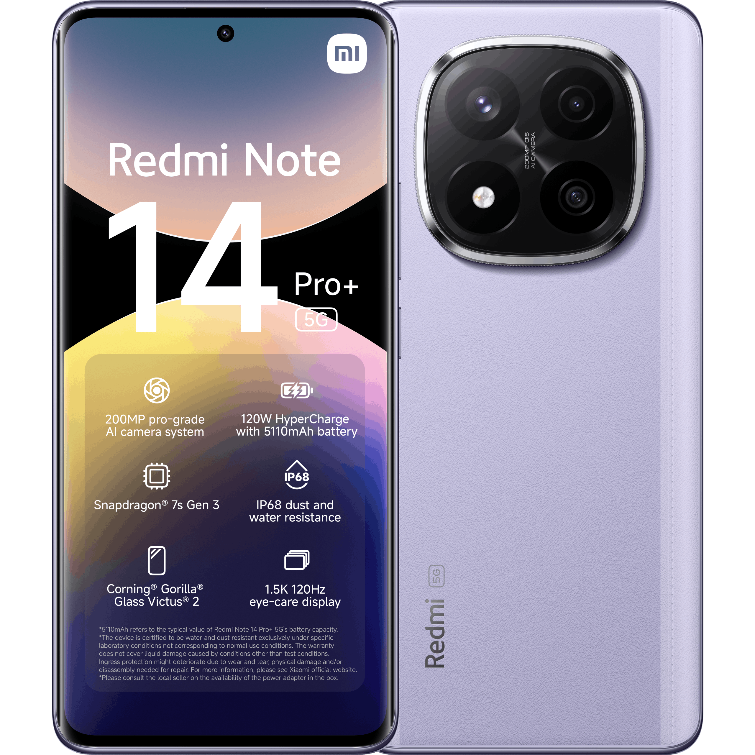 Xiaomi Xiaomi Redmi Note 14 Pro+ 5G 256GB Lavender Purple