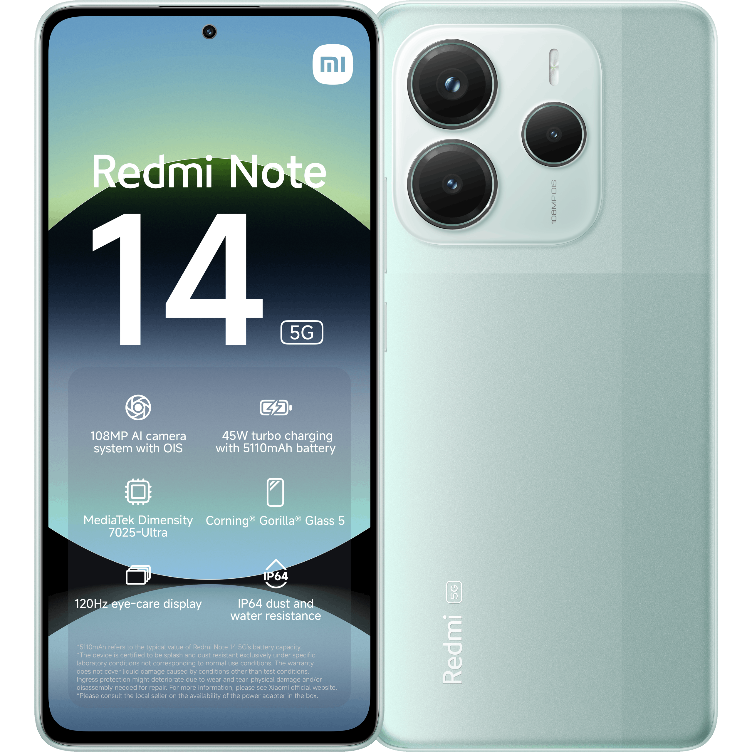 Xiaomi Xiaomi Redmi Note 14 5G 256GB Coral Green