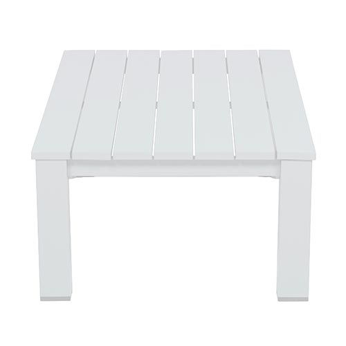 Garden Impressions Lincoln lounge tafel 140x70 mat wit Garden Impressions - Garden impressions