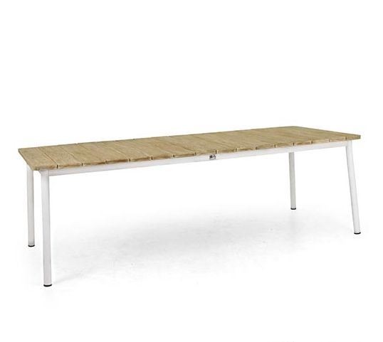 Applebee Milou Tuintafel White 180x90x76 cm Applebee - Applebee