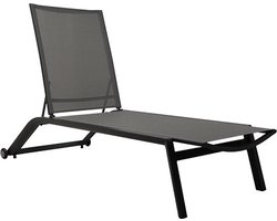 Own Tenerife Ligbed Antraciet tuinmeubel - - Zwart