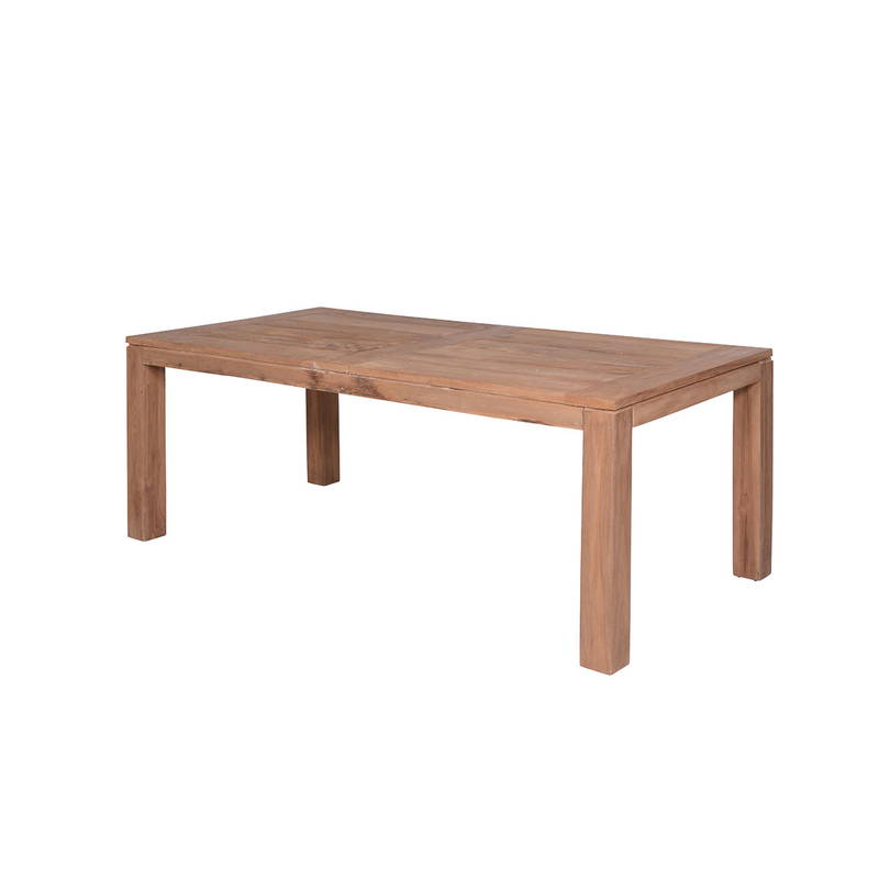 Garden Impressions Mexico Tafel 200X100X76cm Natural Teak Poten 10X10cm Garden Impressions - Garden impressions