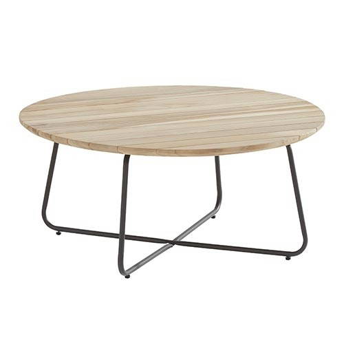 4SO Axel koffietafel teak diameter90 cm tuinmeubel 4SO - 4so