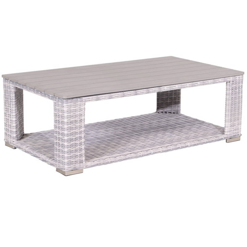 Garden Impressions Tennessee lounge tafel 140x80 cloudy Garden Impressions - Garden impressions - Grijs