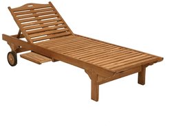Own Mexico Ligbed Teak 187x70x32 cm - - Bruin