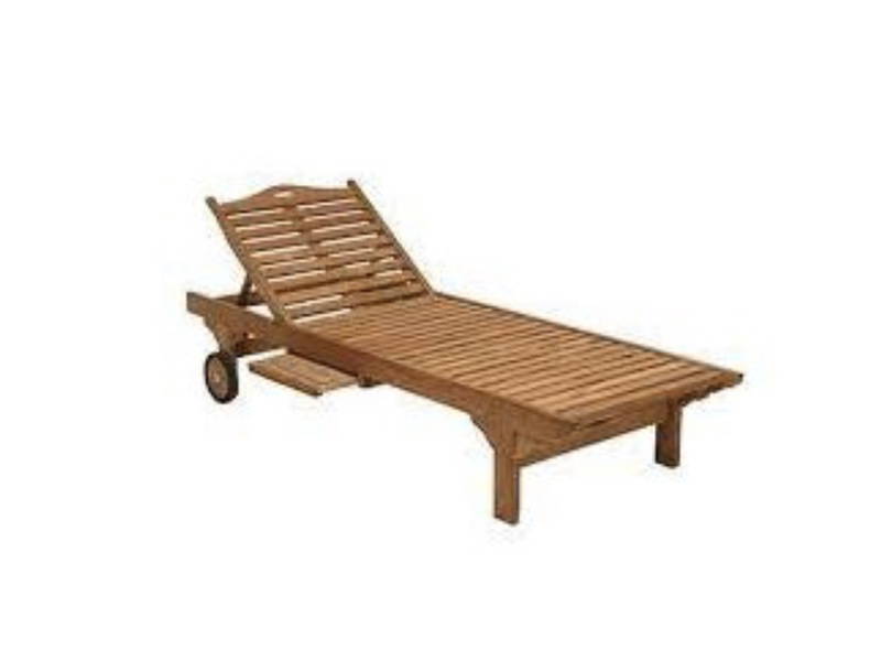 Own Mexico Ligbed Teak 187x70x32 cm OWN - Own - Bruin