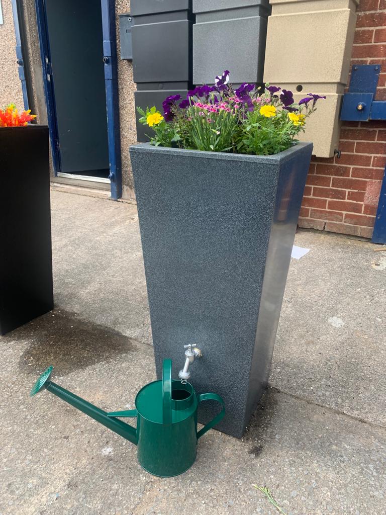 PRESTIGE Regenton manhattan 100L incl. messing kraantje Prestige - Prestige - Grijs