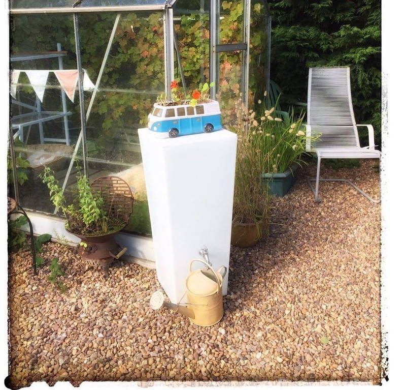 PRESTIGE Regenton manhattan ganiet wit 100L incl. messing kraantje Prestige - Prestige